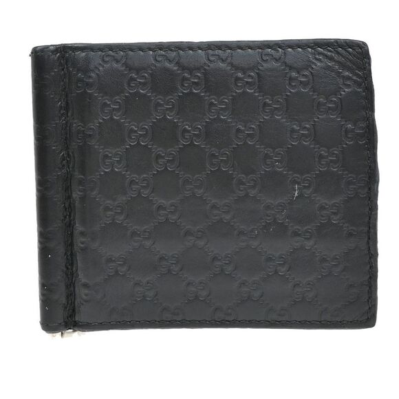 Gucci Micro Guccissima Black Leather Wallet  (Pre-Owned) - Picture 1 of 11